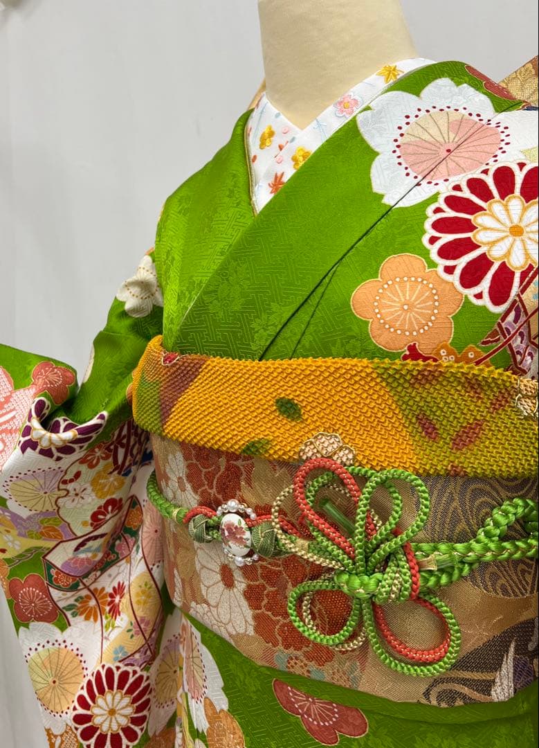 振り袖　フルセット　別誂長襦袢付　金彩　セット　ガード加工　刺繍　531