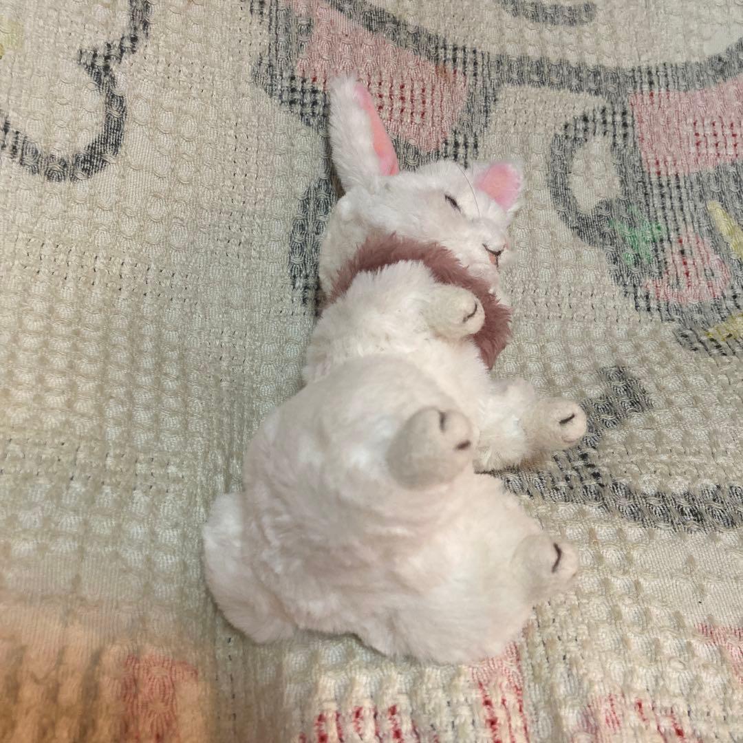 ぬいぐるみ作家　作家名不明　兎　アートドール　ぬいぐるみ　中古品