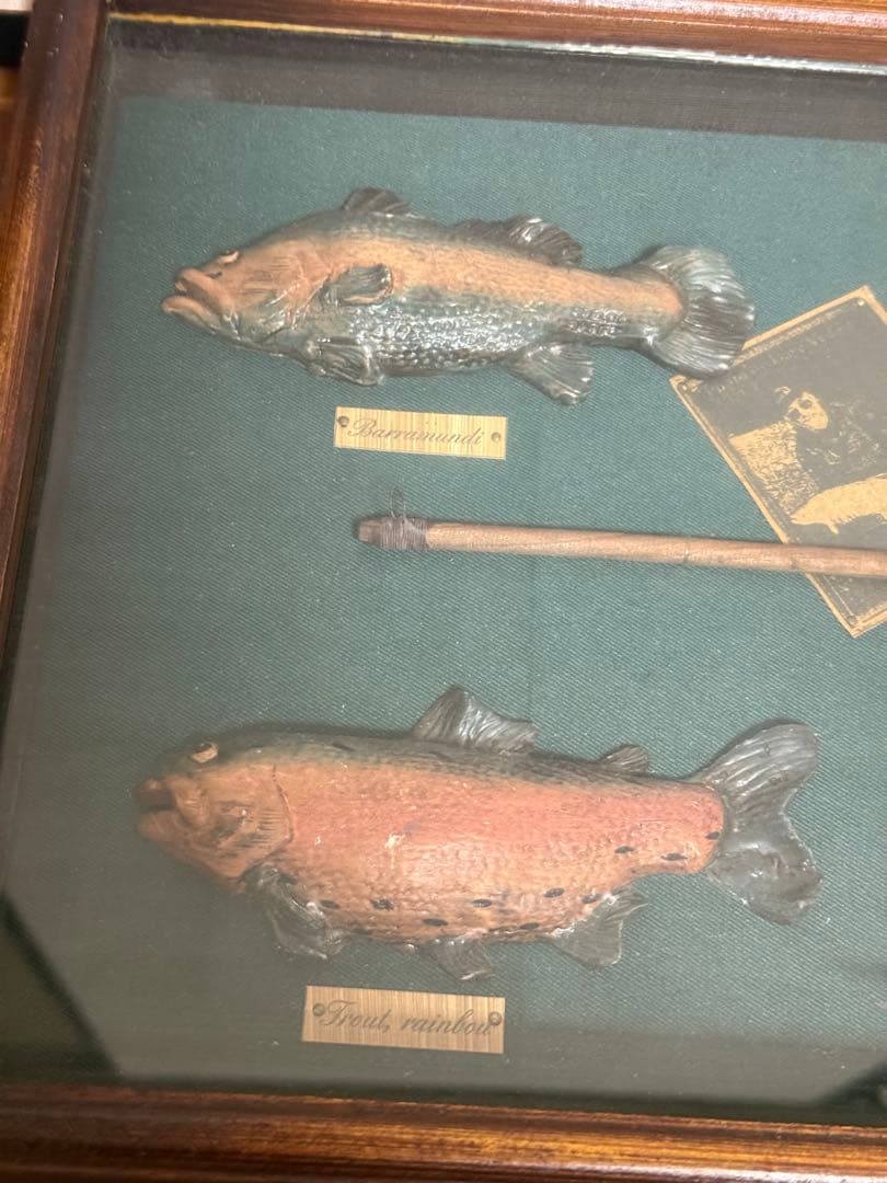 フライフィッシング 壁掛け ウォールアート ヴィンテージ 当時物