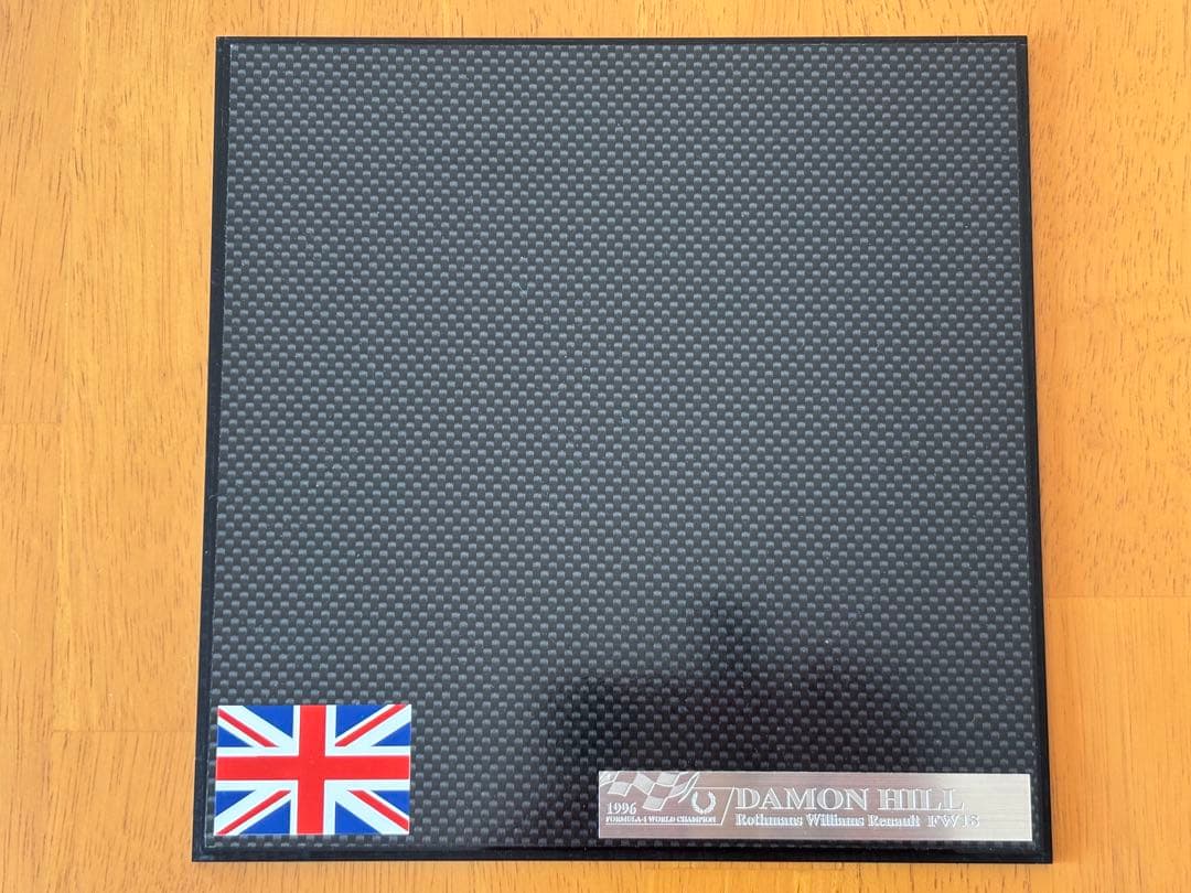 D.ヒル 1/2 ヘルメット ウィリアムズ 1996 アクリルケース付き