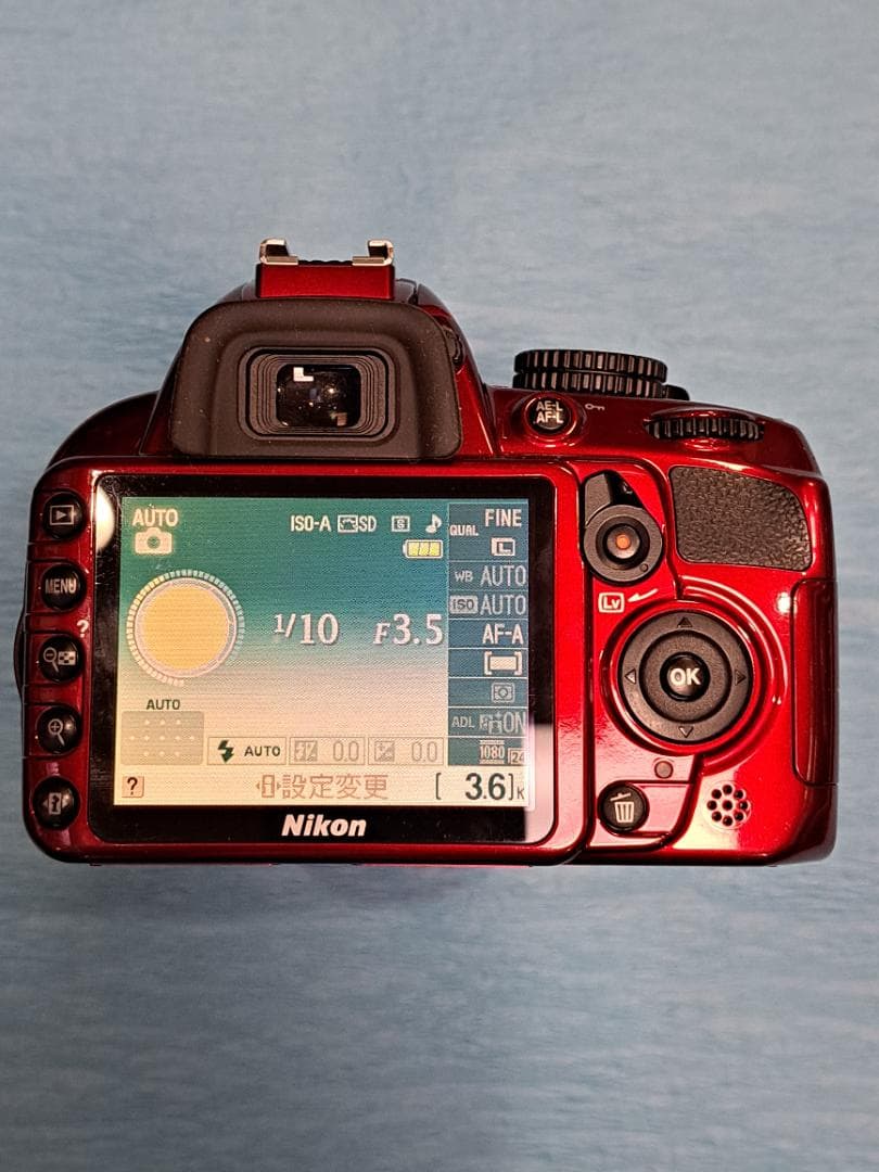 新春特別特価　Nikon D3100【大人気のメタリックRED】 ズームレンズ