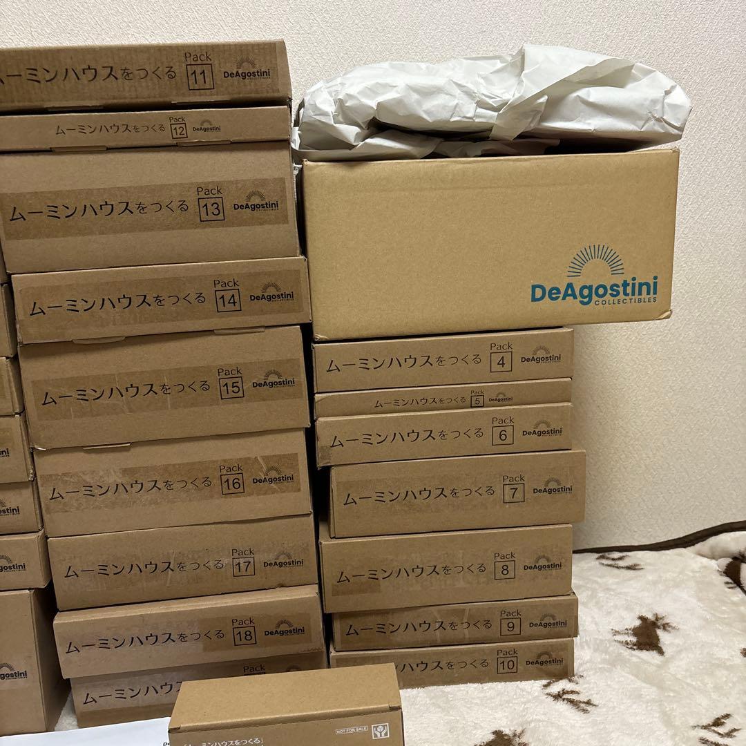 デアゴスティーニ　ムーミンハウスをつくる　1〜28