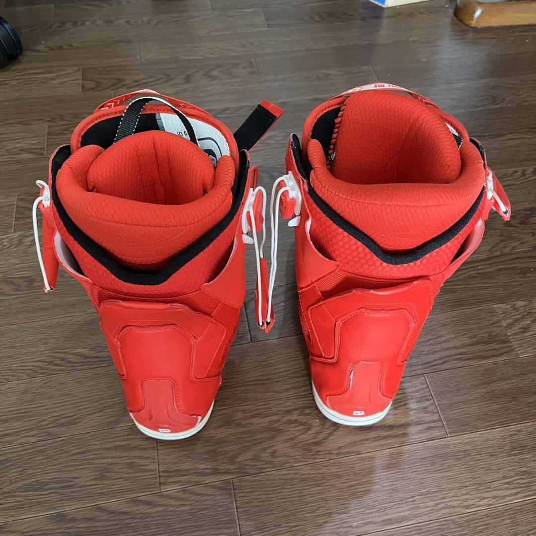 DEELUXEディーラックススノーボードブーツアイディー ID 27.5cm 赤