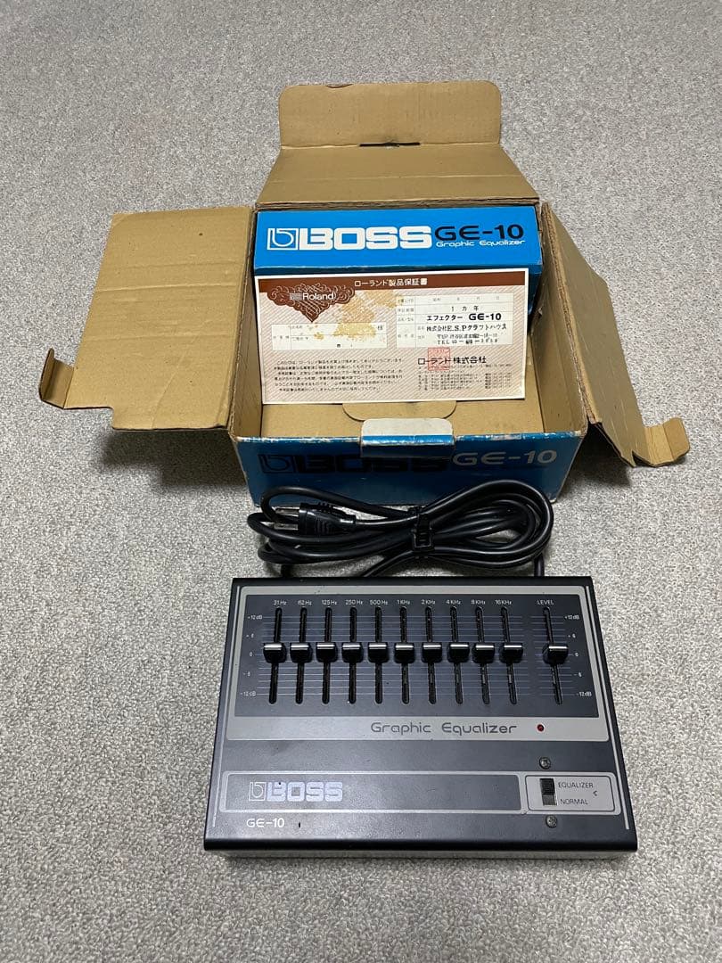 【ジャンク】BOSS GE-10 グラフィックイコライザー Roland