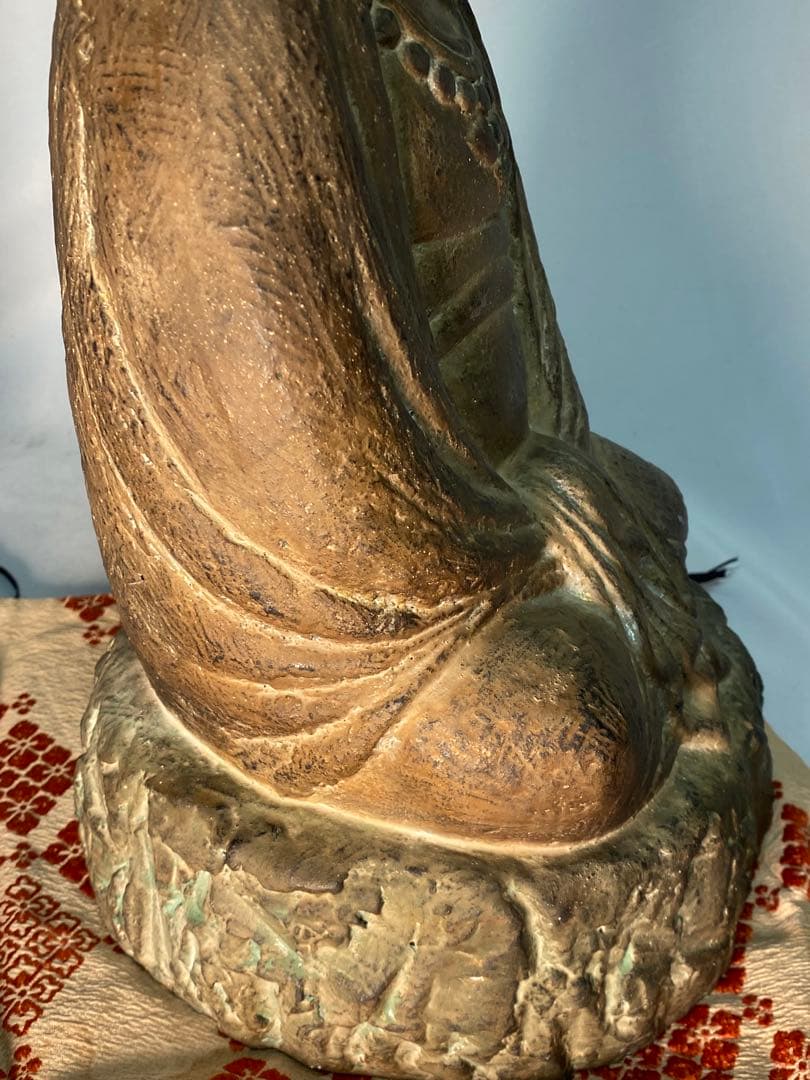 1514❣️ 池田方彩　作品　白衣観音　像