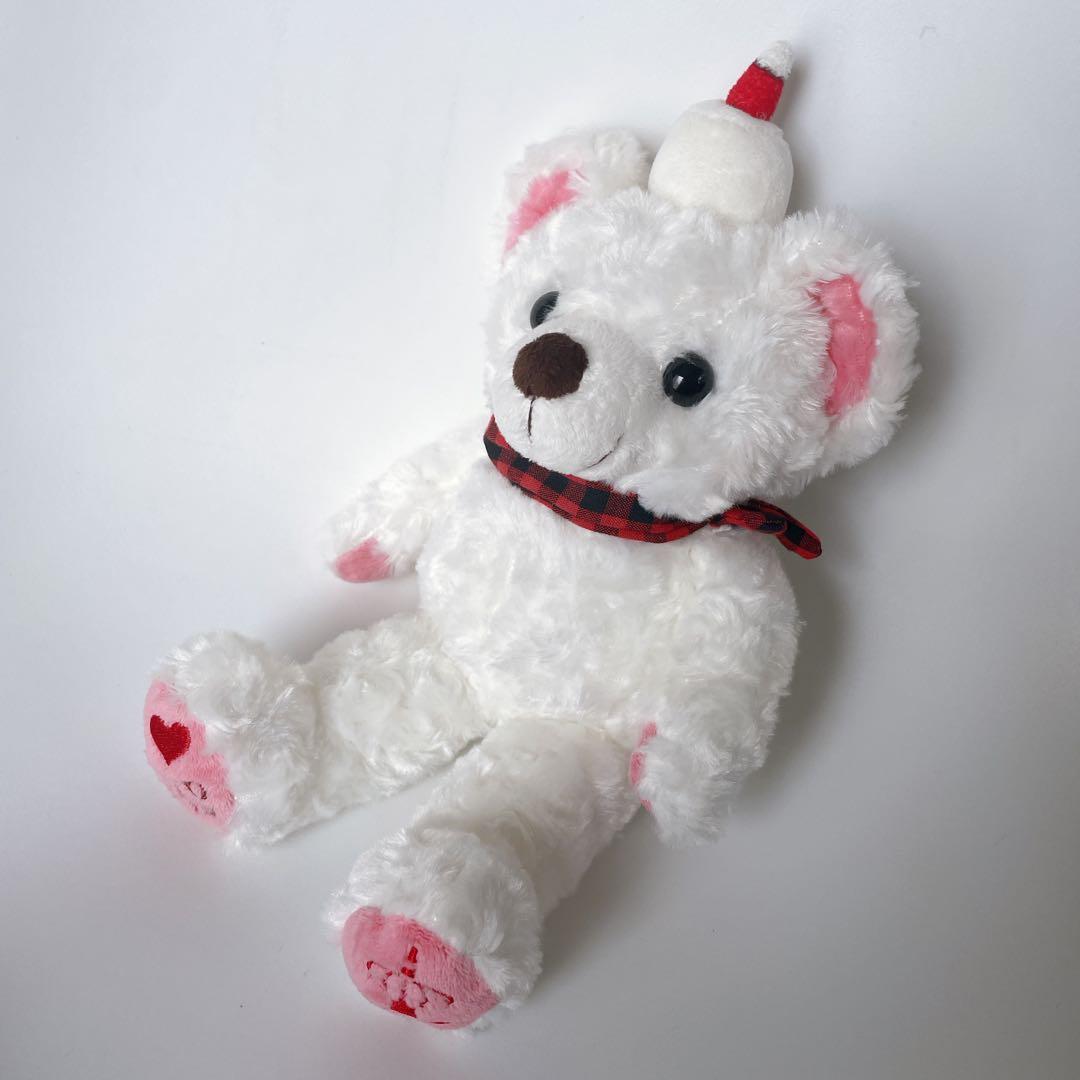 レア 廃盤 希少品 ご当地ベア 京都タワベア ホワイト ピンク かわいい