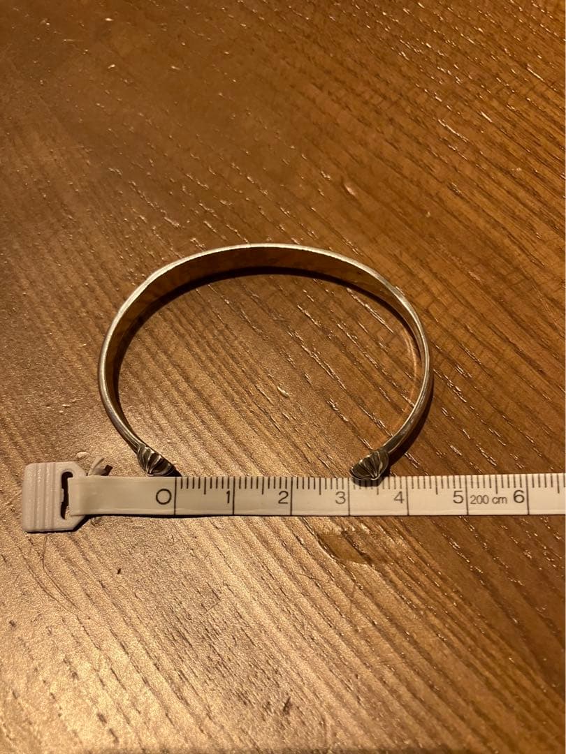 クロムハーツ　フラット　バングル　CHプラス