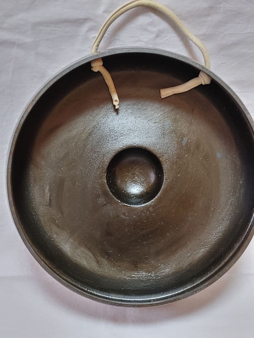 砂張銅鑼　般若勘渓作