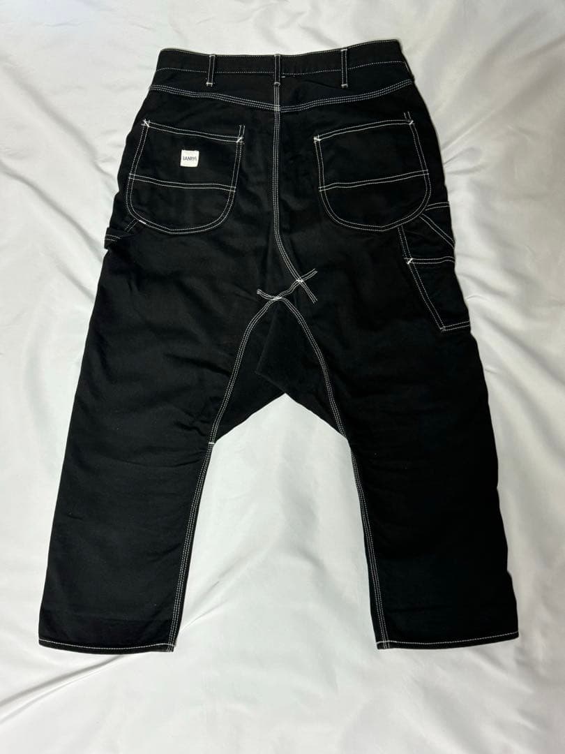 GANRYU サルエルパンツ S 黒