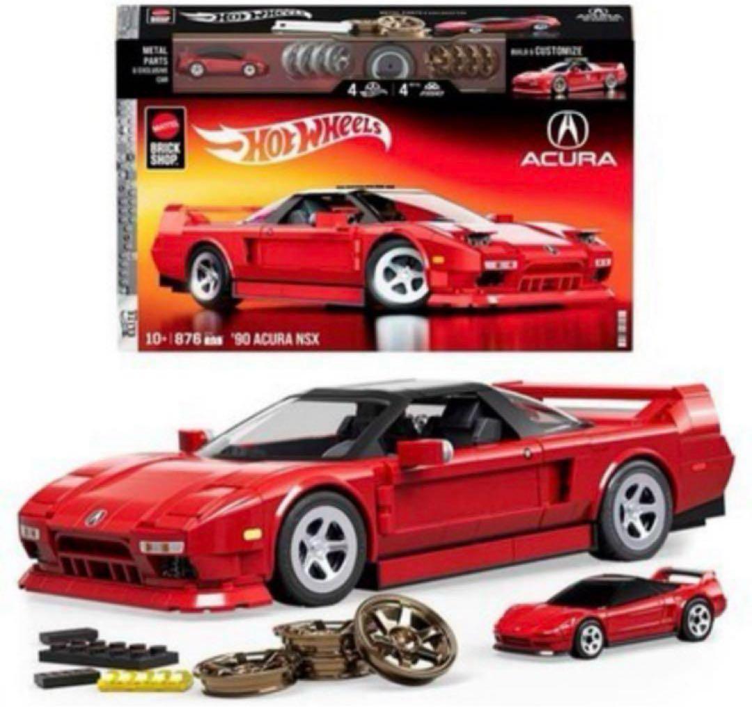 Hot Wheels'90Acura NSXレッドbrick ホットウィール1