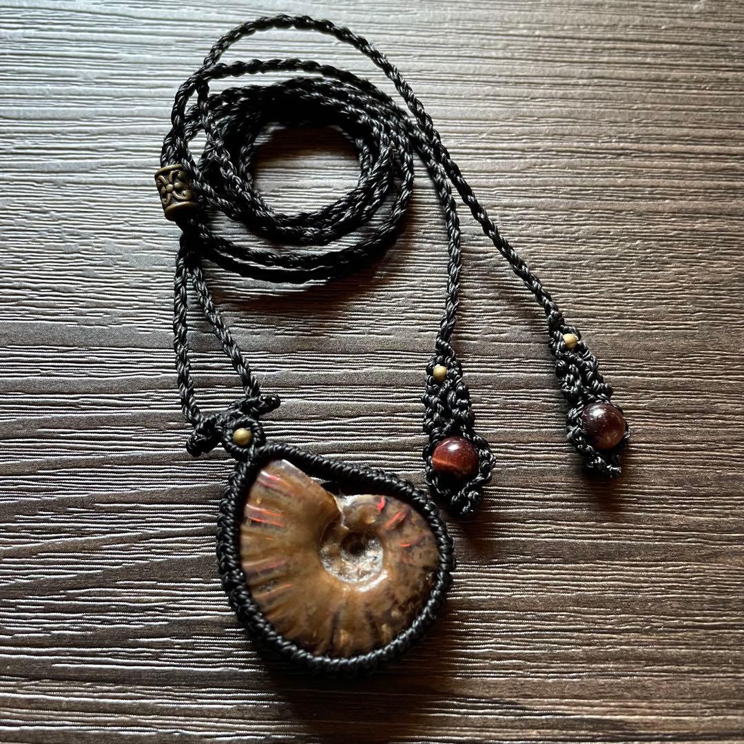 まるぺこ。。 マクラメ編みペンダント4点