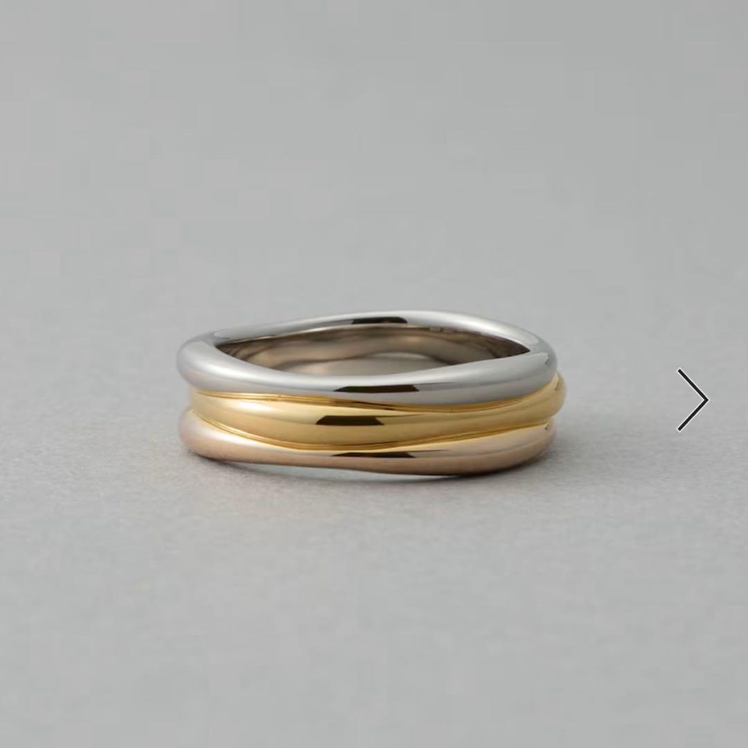 ete トリカラー　ニュアンス　リング　11号