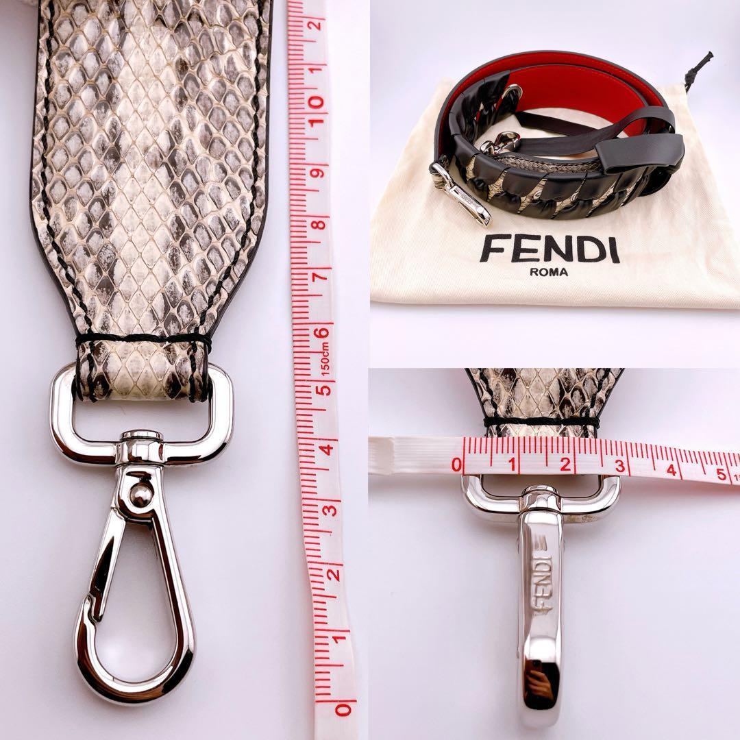 ★フェンディ★ ショルダーストラップ パイソン ストラップユー レザー