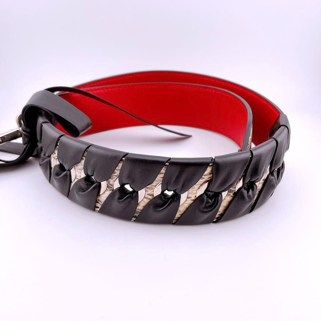 ★フェンディ★ ショルダーストラップ パイソン ストラップユー レザー