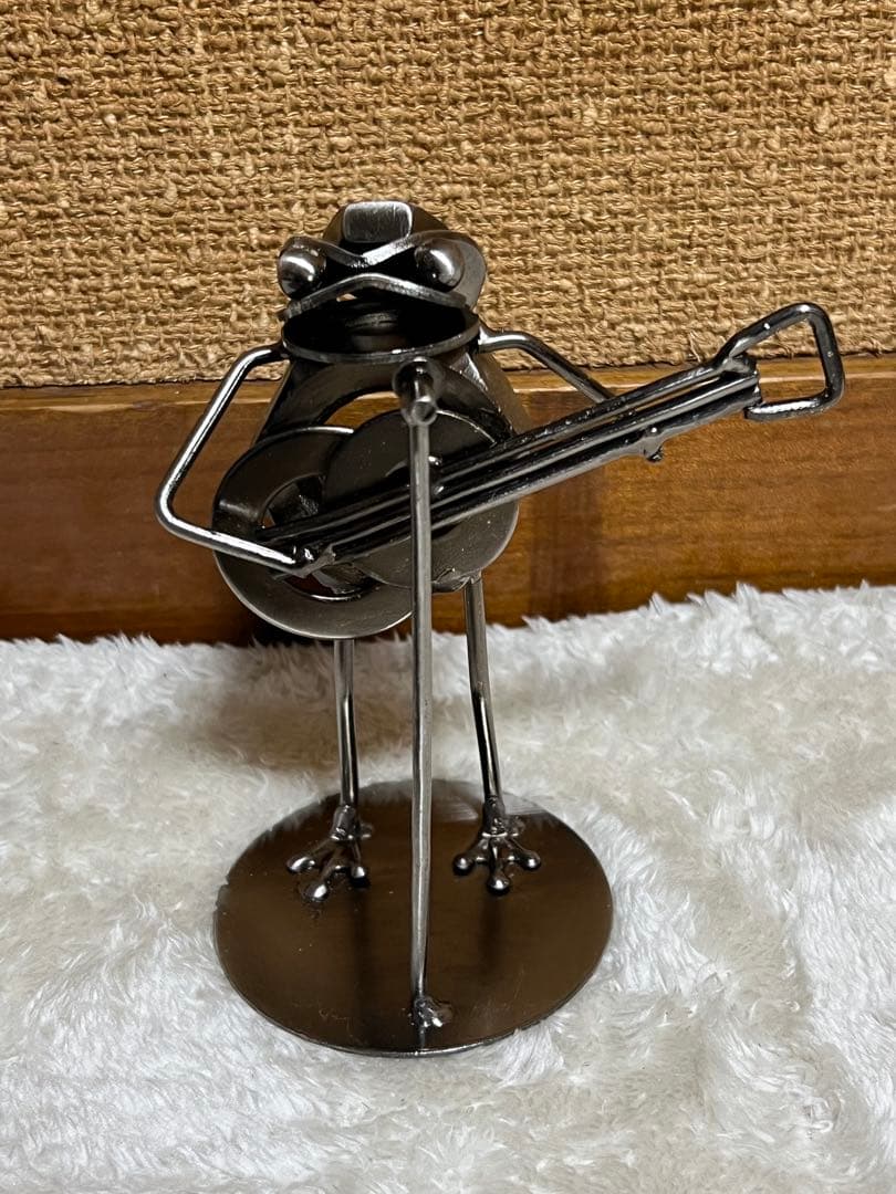 カエル　メタルクラフト　音楽隊　メタルアート　バイク