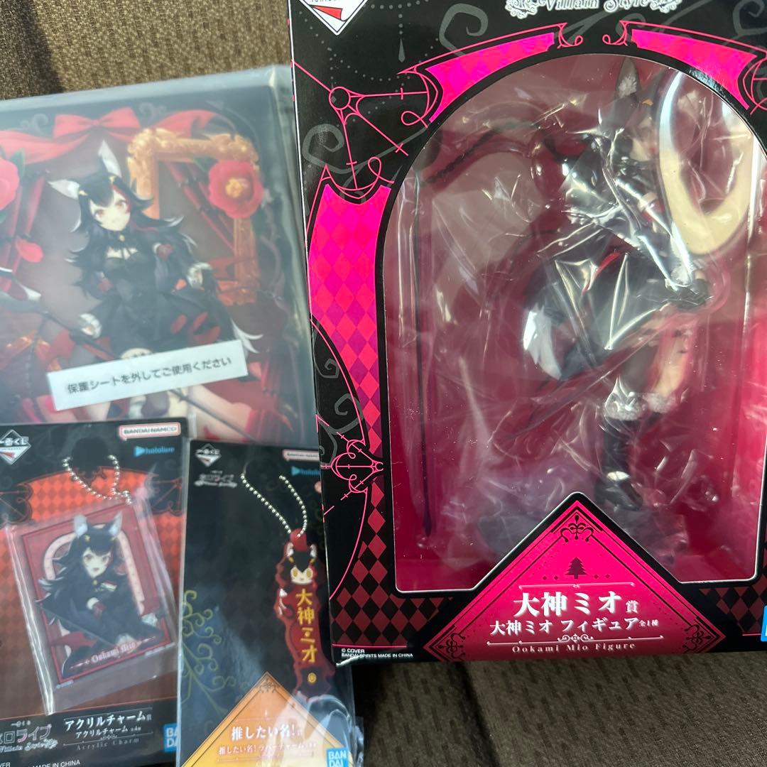 ホロライブ一番くじ 大神ミオ フィギュア アクリルボード