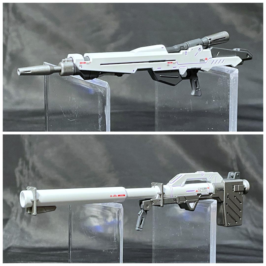 RG Hi-νガンダム＋ハイパー・メガ・バズーカ・ランチャー 全塗装完成品