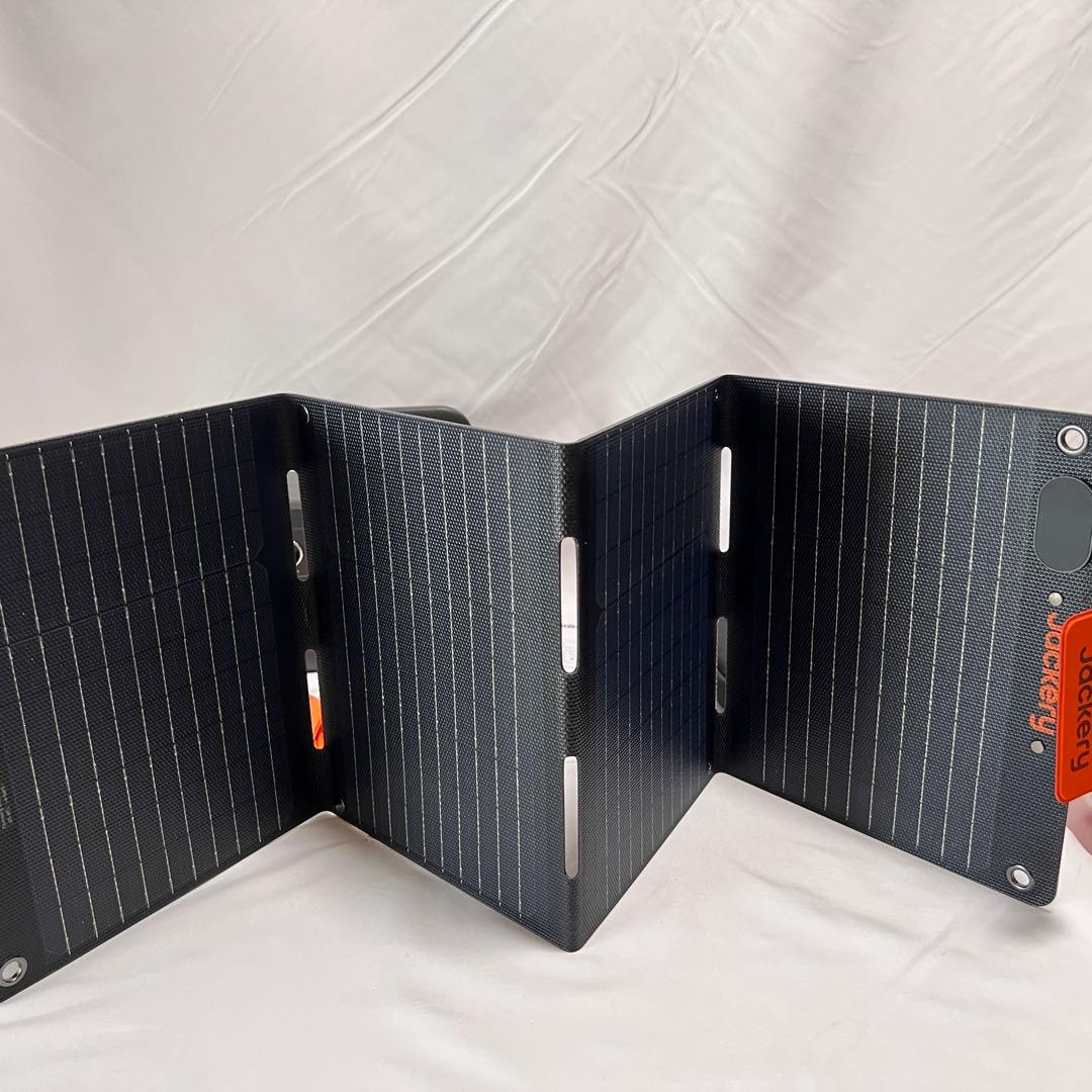 美品 Jackery ポータブル電源 240 ソーラーパネルセット 防災