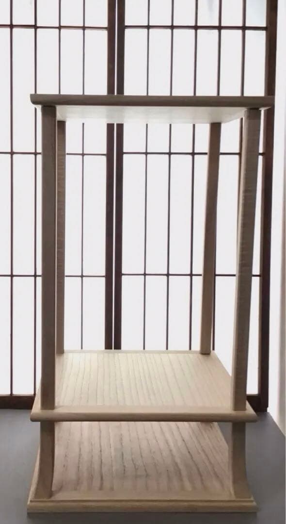 茶道具 小卓 桐小卓 指物師 宗慶 作 N73K