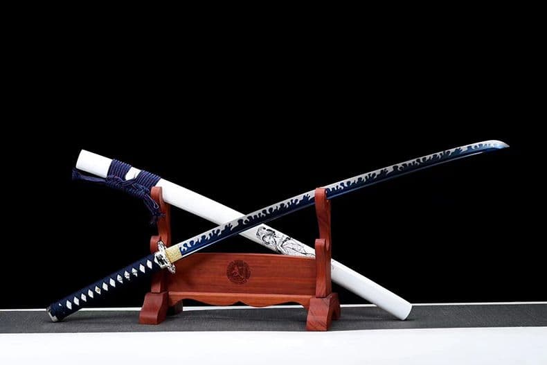 1069-武具 刀装具 日本刀　模造刀 居合刀 武士道 武蔵 鑑賞用 手鍛造打