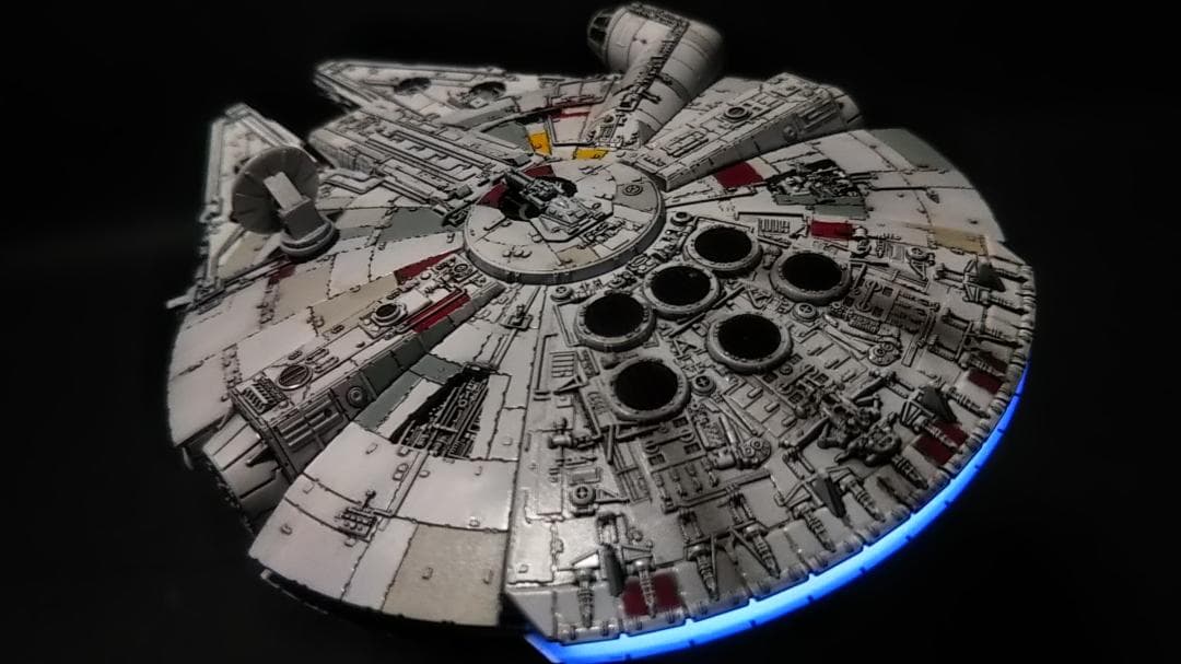 ミレニアムファルコン 電飾改修 完成品 ビークルモデル　1/350　管A3