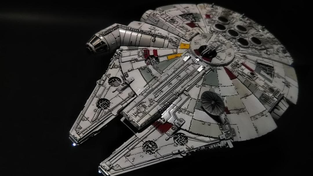 ミレニアムファルコン 電飾改修 完成品 ビークルモデル　1/350　管A3