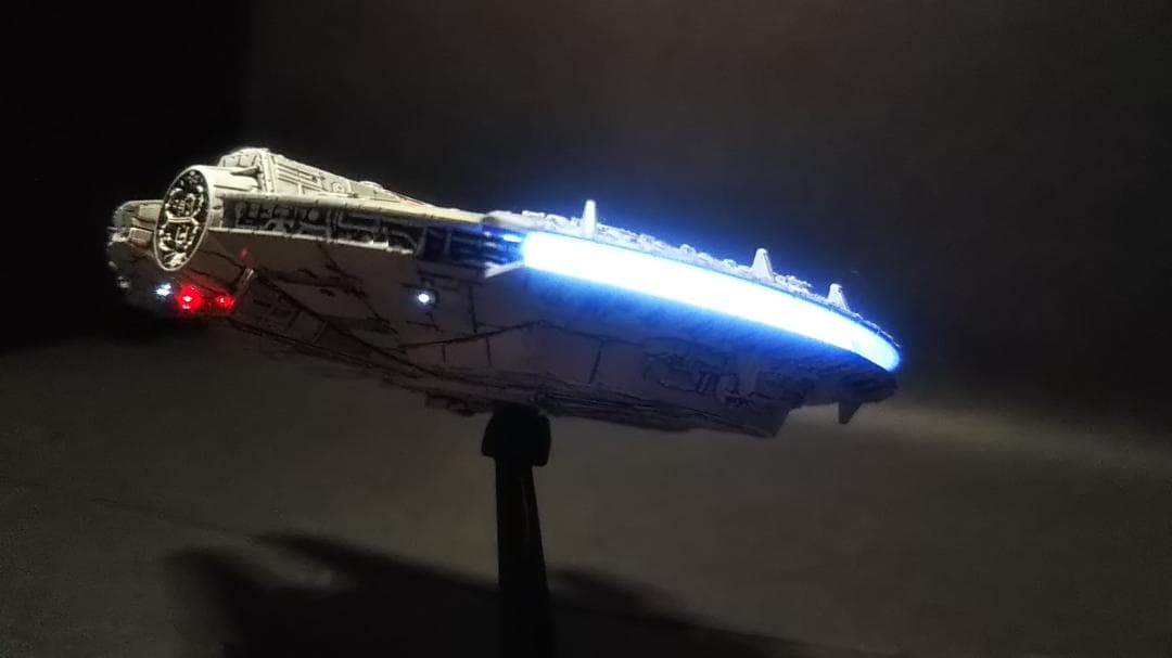 ミレニアムファルコン 電飾改修 完成品 ビークルモデル　1/350　管A3