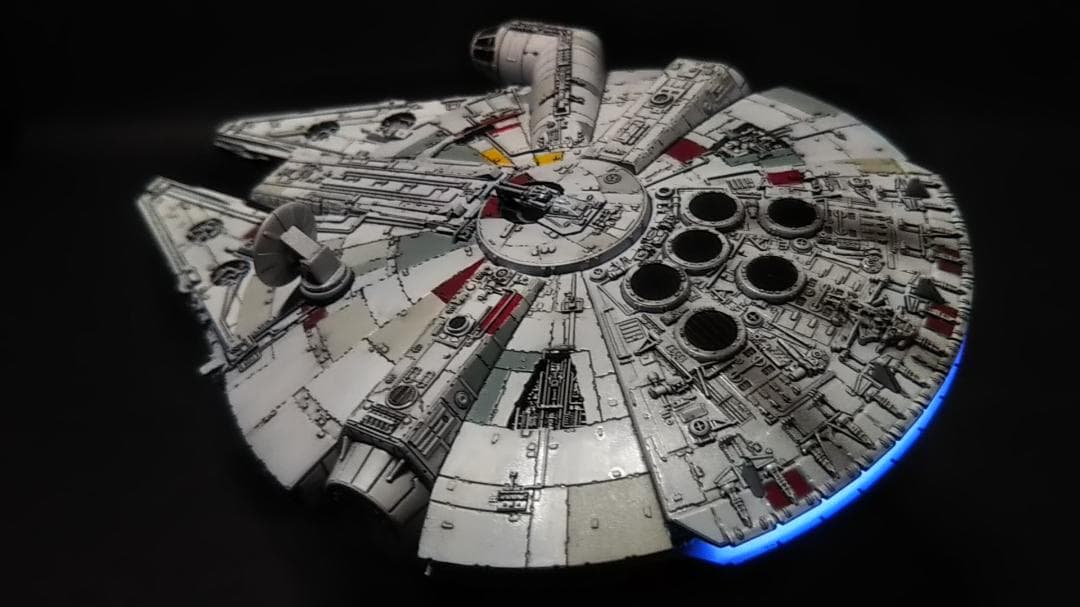 ミレニアムファルコン 電飾改修 完成品 ビークルモデル　1/350　管A3