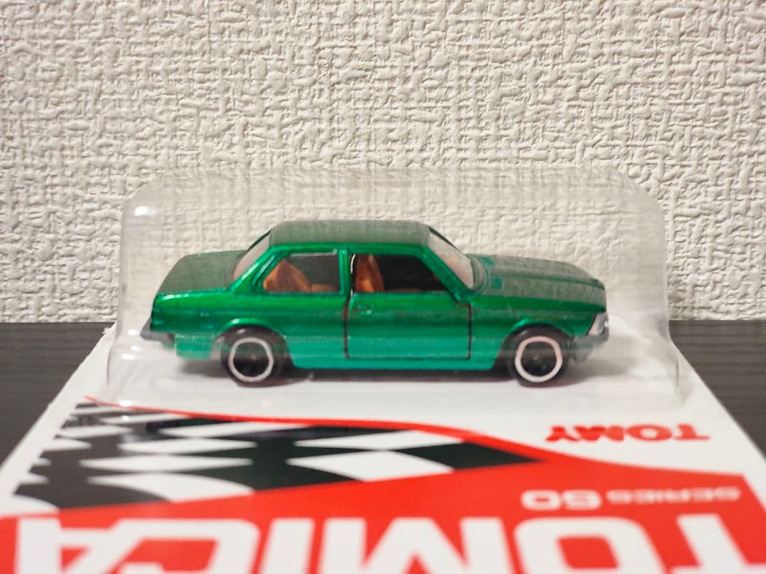 TOMICA　トミカ　BMW320　緑色　ワイドホイール　ブリスターパック
