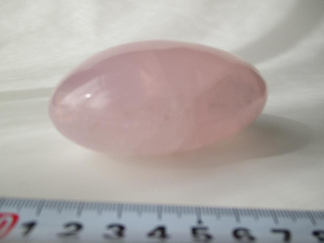 手のひら大！ ローズクォーツ ハート型