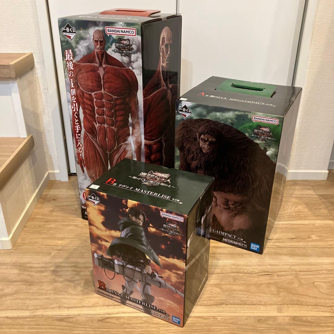 【おまけ付き】一番くじ 進撃の巨人 フィギュアコンプリートセット