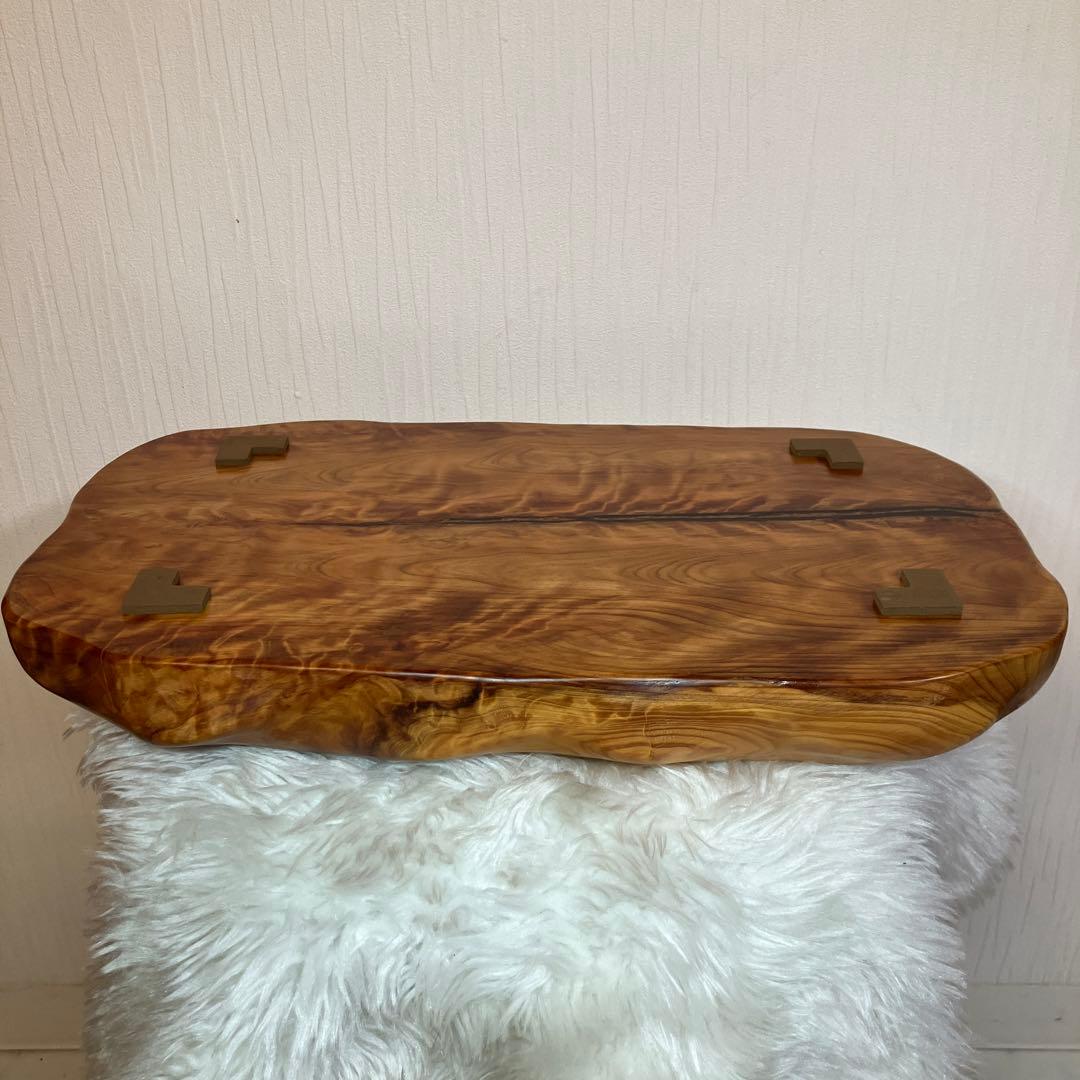 希少品　屋久杉飾り台　一枚板　屋久杉　置台　屋久杉工芸品　世界遺産　花台