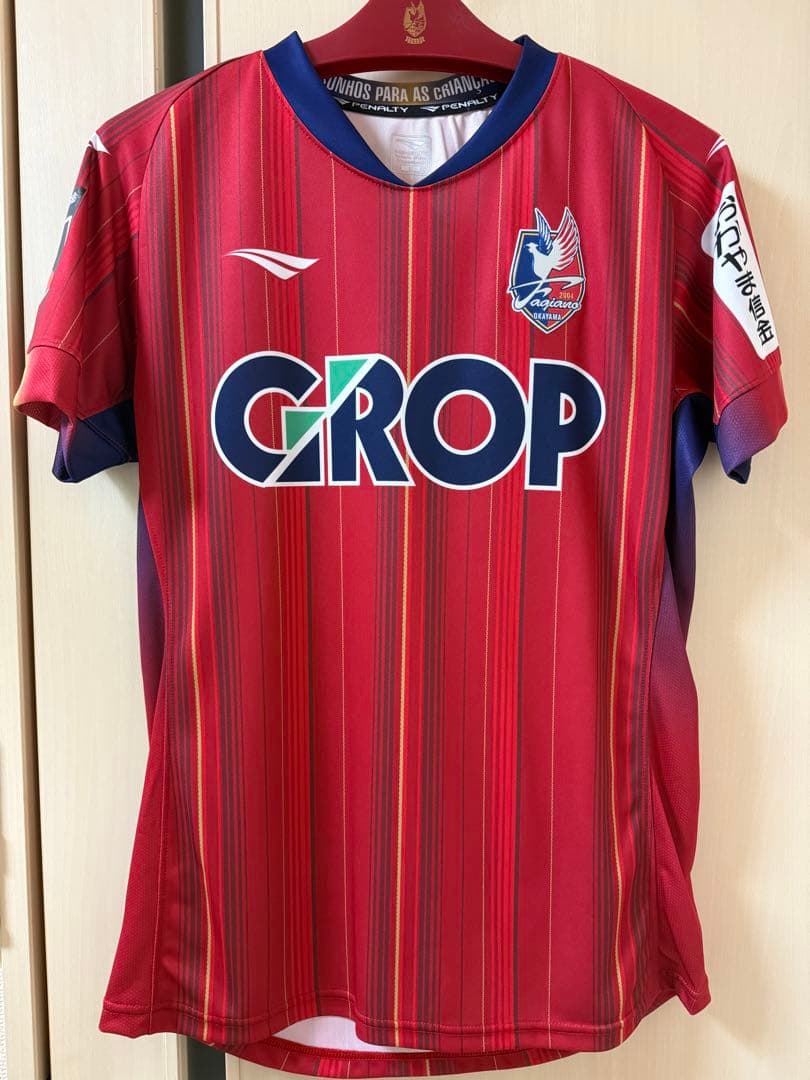 佐野航大 2022ユニフォーム ファジアーノ岡山 ハンガー付