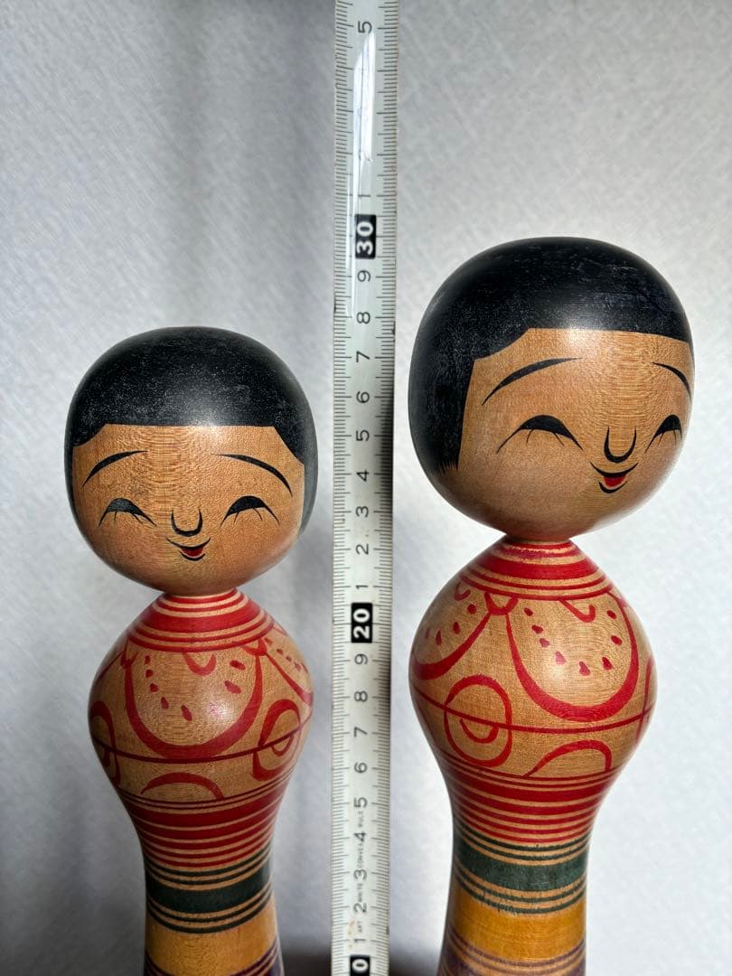 奥瀬鉄則　1980年前半　津軽系　温湯伝統こけし　昭和レトロ