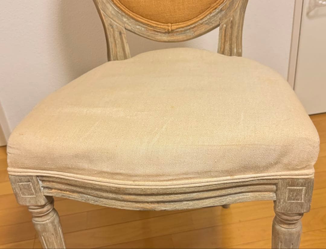 【匿名配送】ルイ16世様式アームレスチェア★Louis XVI style ②