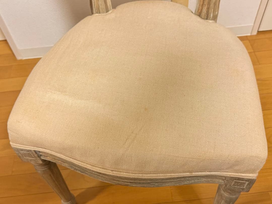 【匿名配送】ルイ16世様式アームレスチェア★Louis XVI style ②