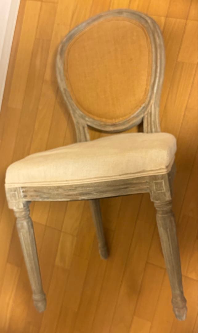 【匿名配送】ルイ16世様式アームレスチェア★Louis XVI style ②