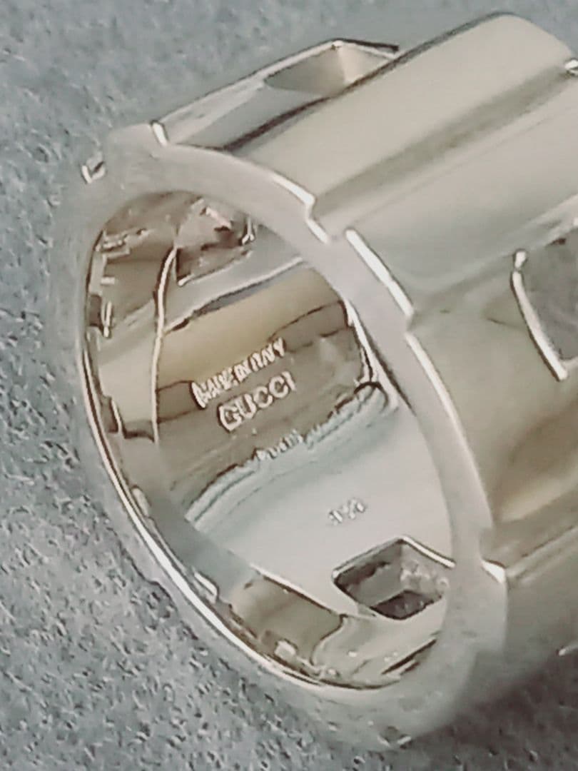 美品 GUCCI グッチ モダニスト シルバーリング
