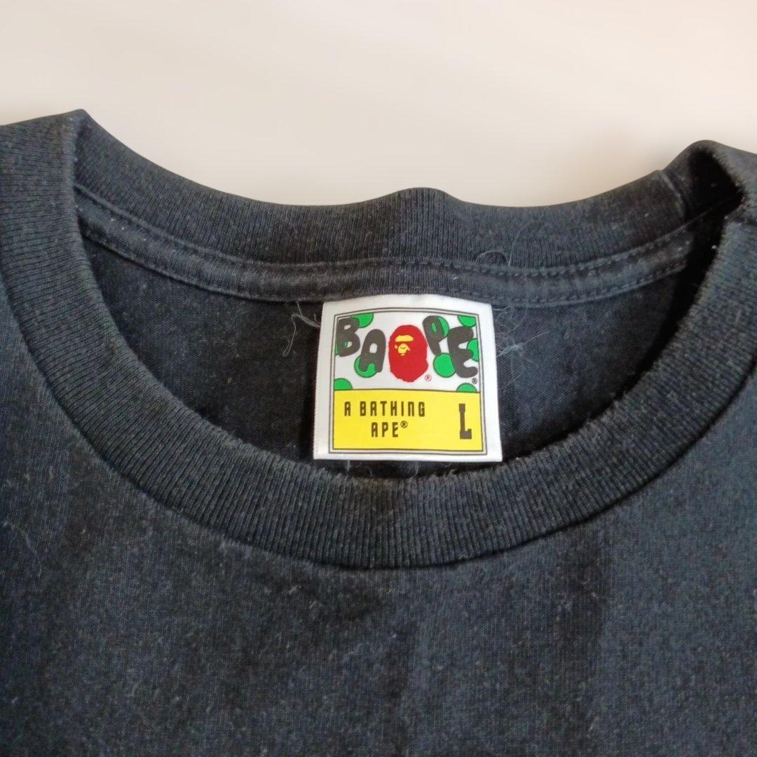 【Ｌ】エイプ×コナンコラボTシャツ