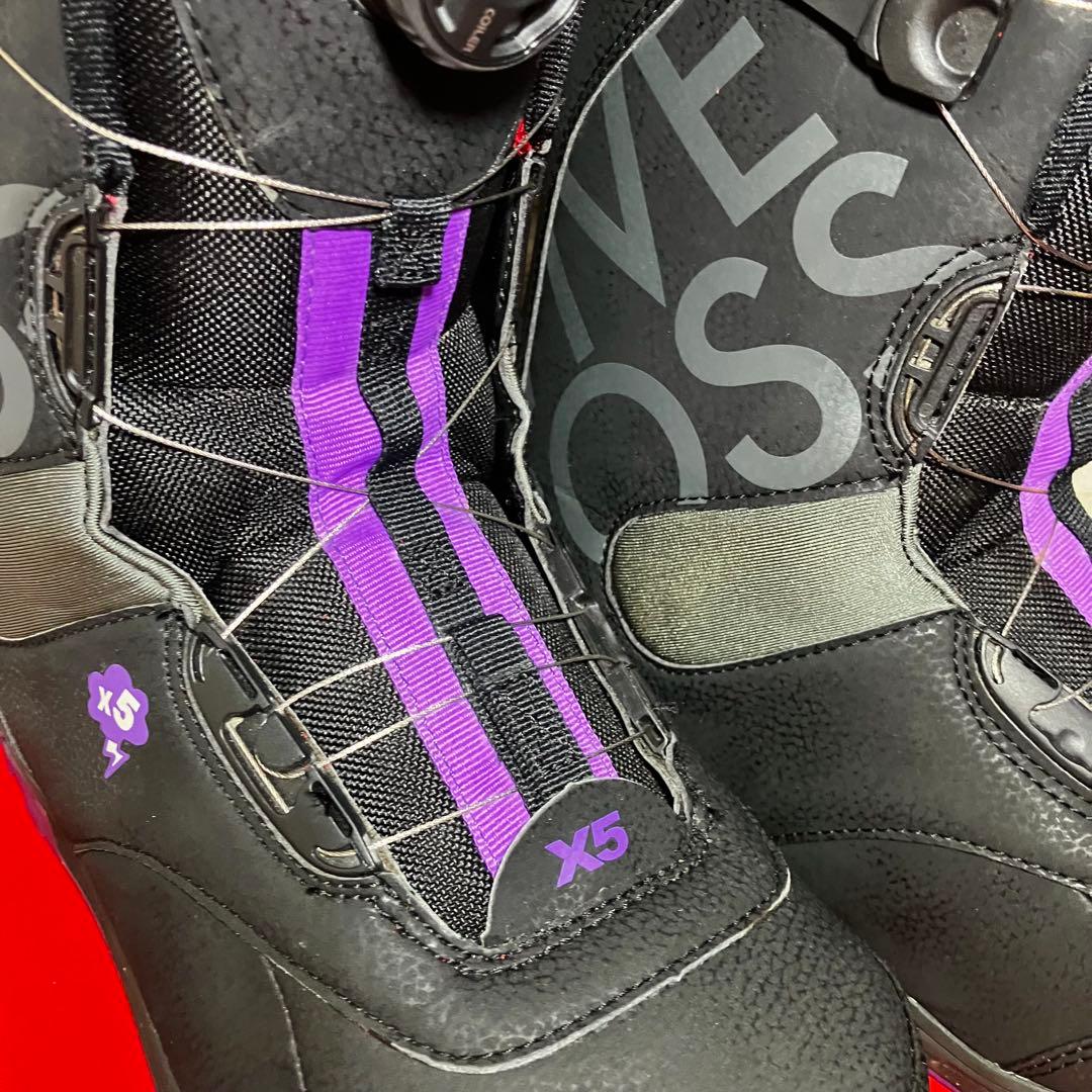 s*e様 1日使用・極美❣️X5 CROSS FIVE スノボブーツ　PX-BO