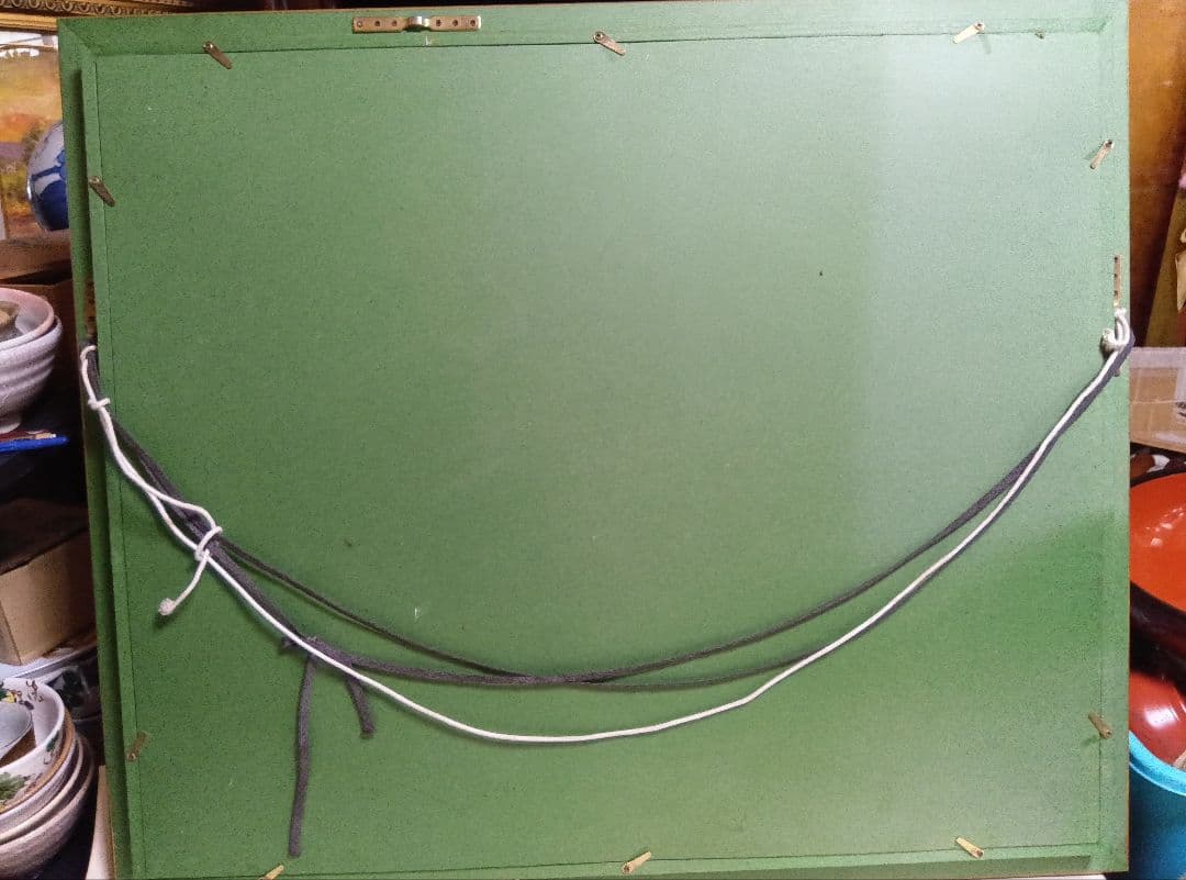 羽沢清水のF12号油彩が逸品です