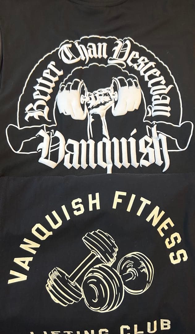 vanquish fitnessノースリーブ　タンクトップ 2枚セット