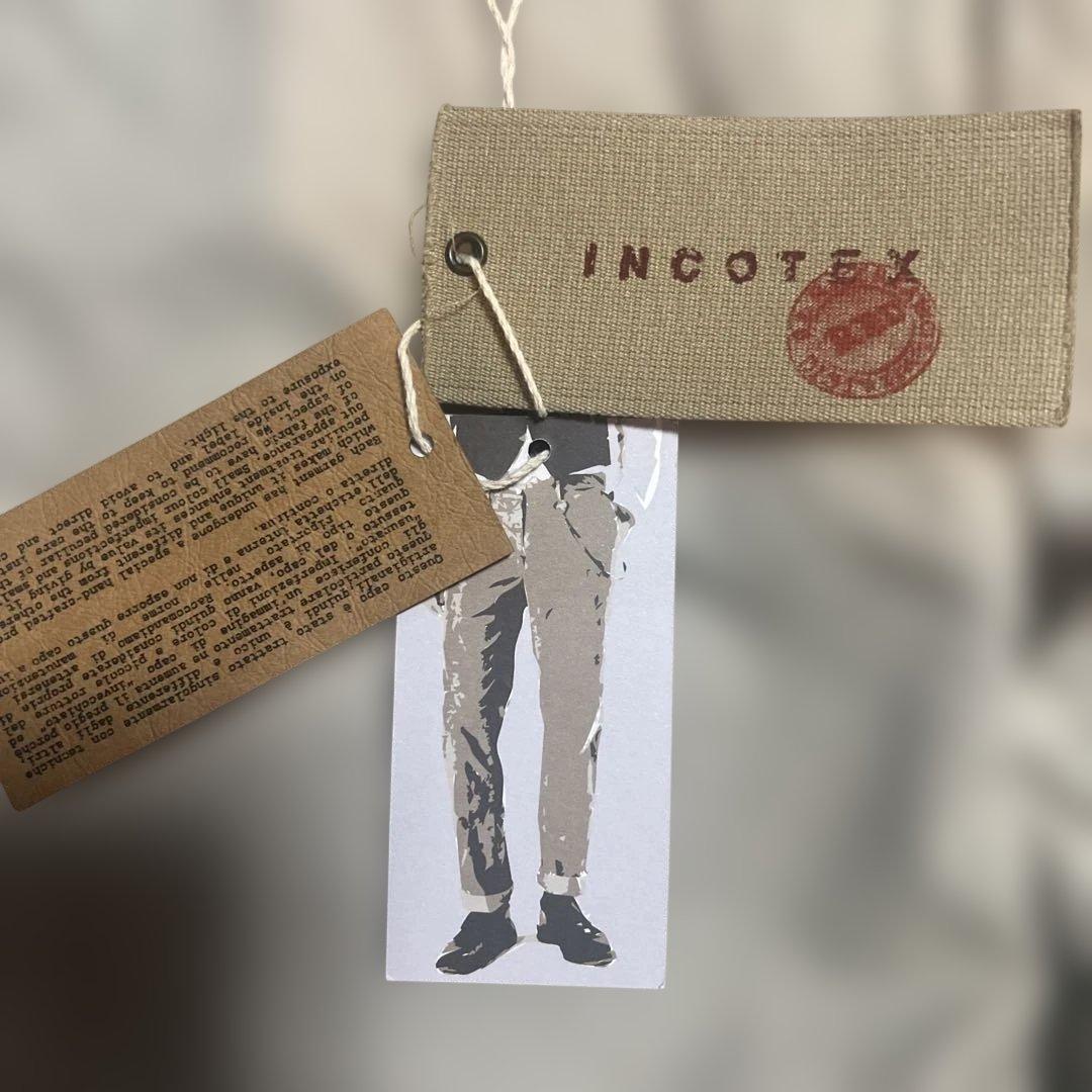 ✨新品・未使用✨ INCOTEX インコテックス チノパン ベージュ 31インチ