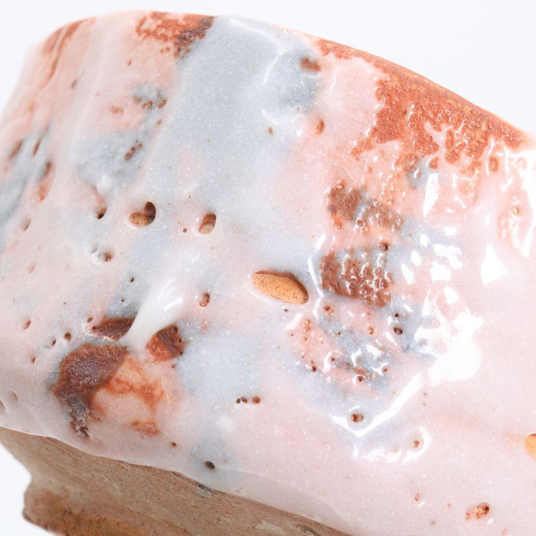 人間国宝 荒川豊蔵作 紅志野茶碗 裏千家十五代 鵬雲斎書付　IC970