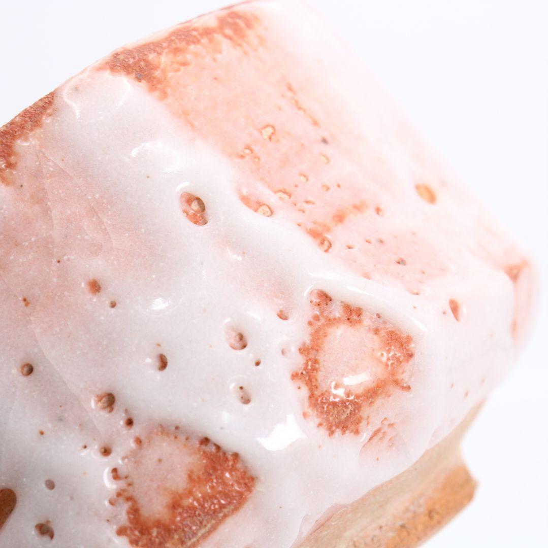 人間国宝 荒川豊蔵作 紅志野茶碗 裏千家十五代 鵬雲斎書付　IC970