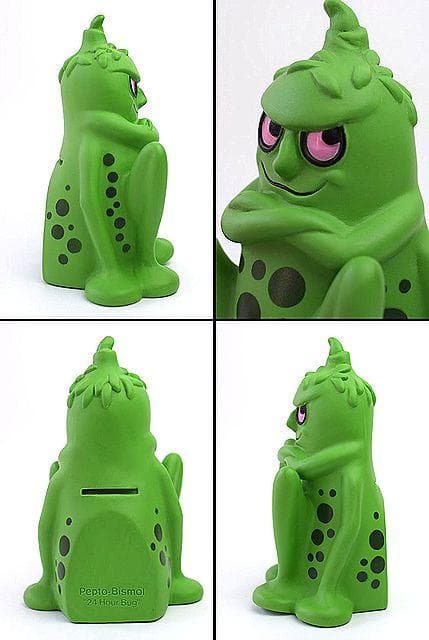 1970’s 24Hour Bug ペプトビスモル ビンテージ ソフビ 貯金箱