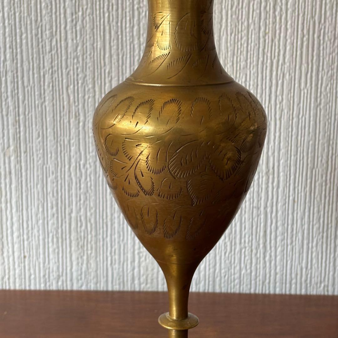 真鍮製 水差し 花瓶 ピッチャー フランス アンティークブロンズ ヴィンテージ