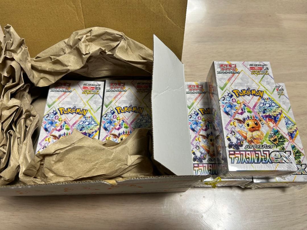 ポケモンカードゲーム テラスタルフェスex 5box シュリンク付き