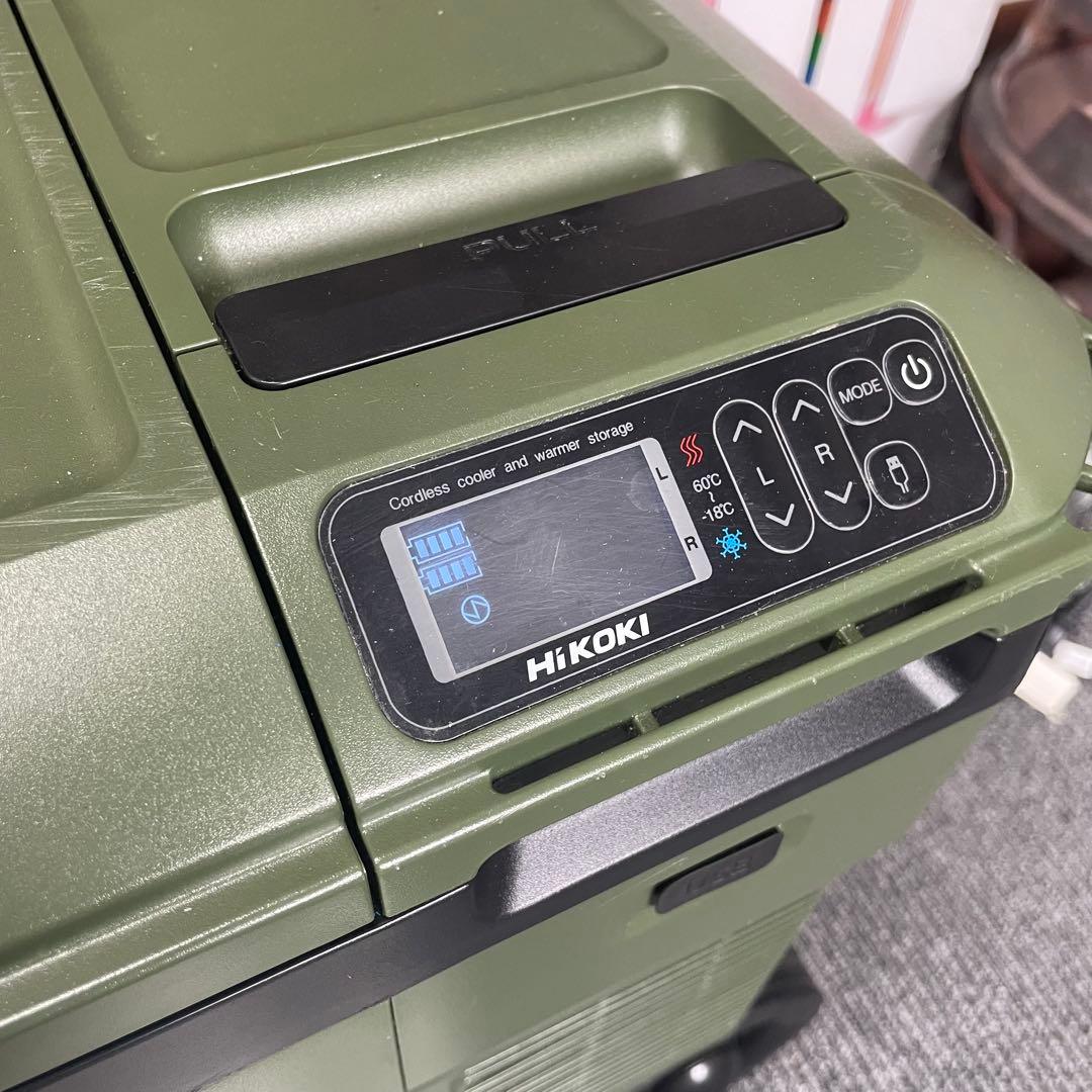 HiKOKI（ハイコーキ）コードレス冷温庫　UL18DB バッテリー付き！
