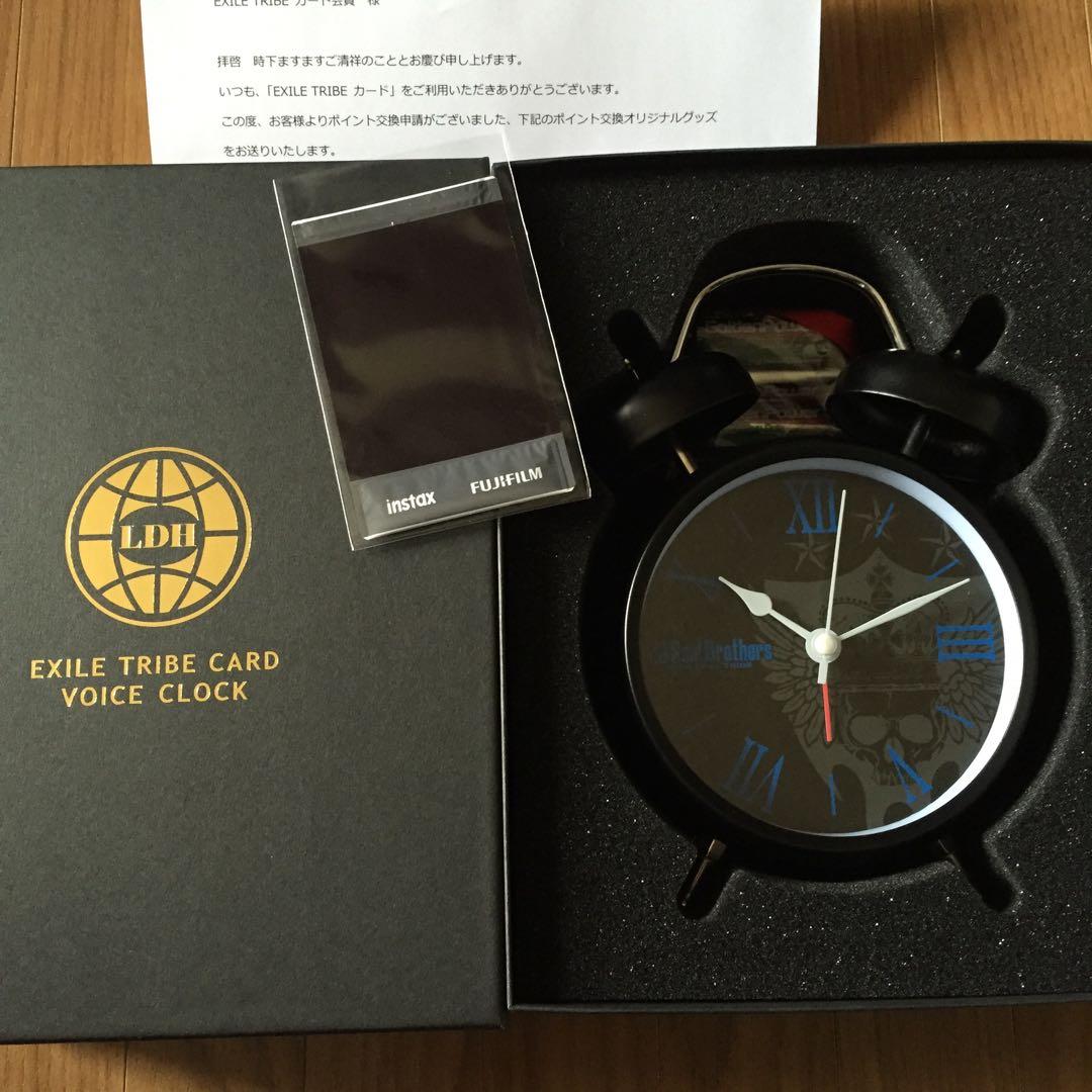 非売品 三代目Ver. ボイス目覚まし EXILE TRIBEカード